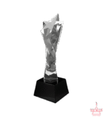Clear Star Twisted Crystal Trophy - Image 2