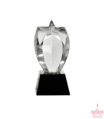Clear Star Crystal Trophy - Image 2