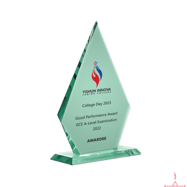 Arrowhead Glass Plaque