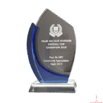 Crystal Glass Plaque