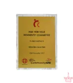 Acrylic Plaque S214